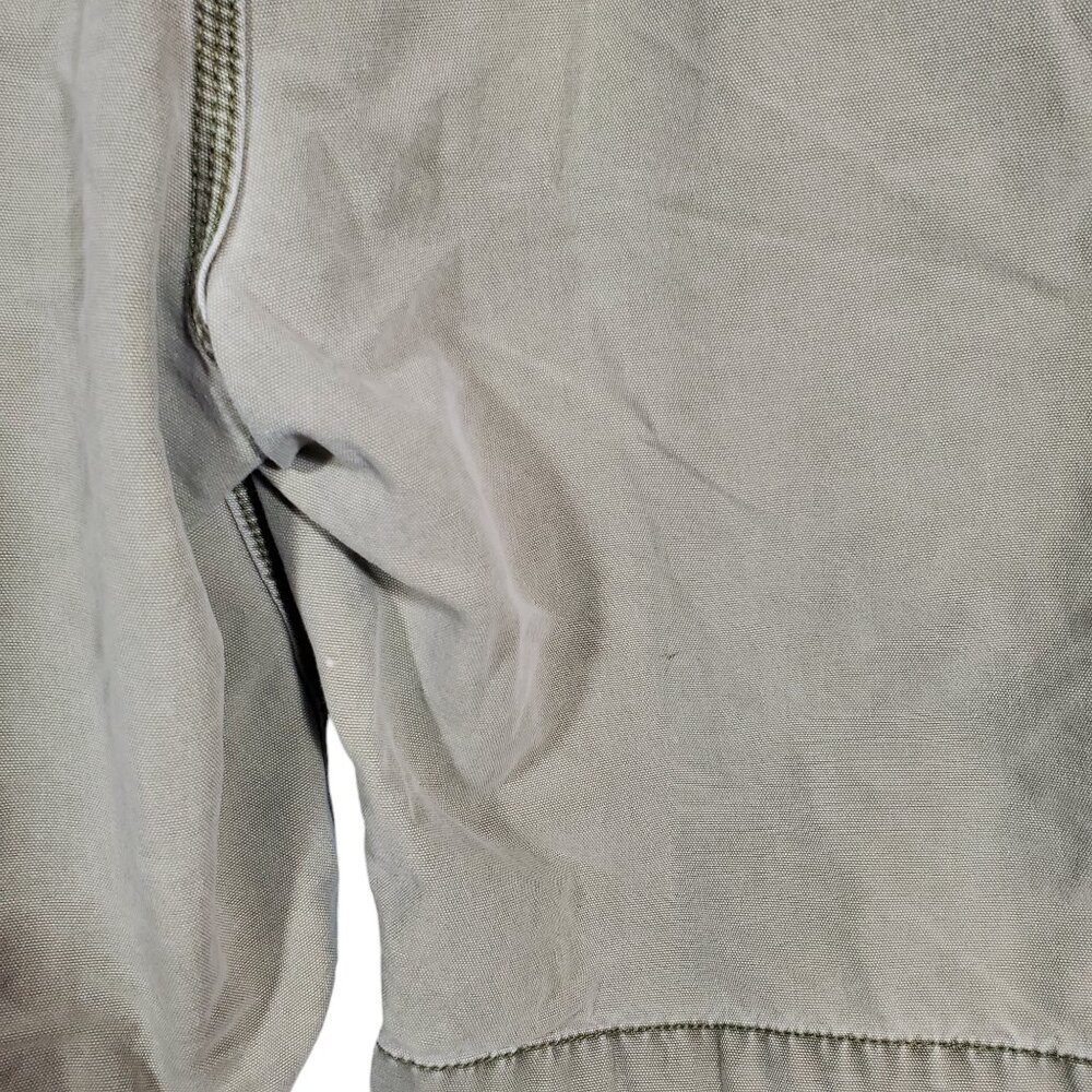 Carhartt Relaxed Fit Cargo Shorts Olive Green Work Utility Flap-Pockets - Picture 5 of 6
